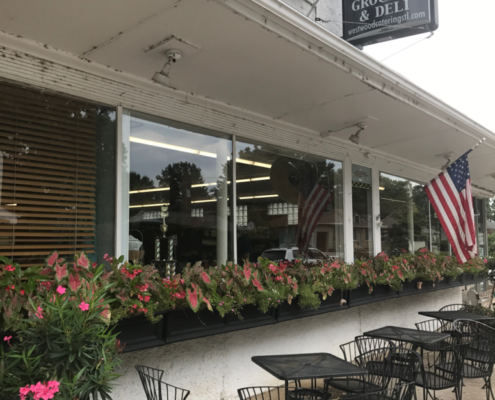 present day Westwood Catering storefront