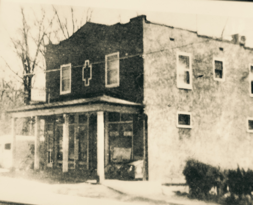 vintage photo of Westwood Grocery in 1934